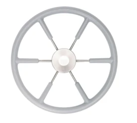 VETUS steering wheel (450 mm - 17") with PU-foam layer grey - Image 1